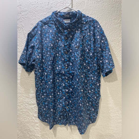 Columbia floral print button down - Picture 1 of 4